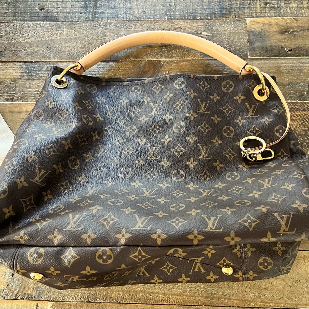 LOUIS VUITTON • Artsy MM purse bag hobo • Authentic • Full Set - Picture 7 of 16